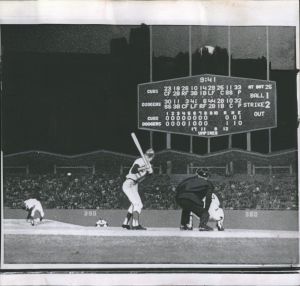 Perfect Game. September 9, 1965 vs the Chicago Cubs