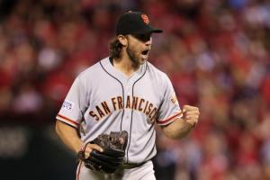 Madison Bumgarner and the Giants landed the first punch in the World Seres. (www.bleacherreport.com)
