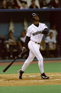 Ken Griffey Jr. was the coolest man on the diamond plus he had the sweetest swing in the game. (www.tapiture.com)